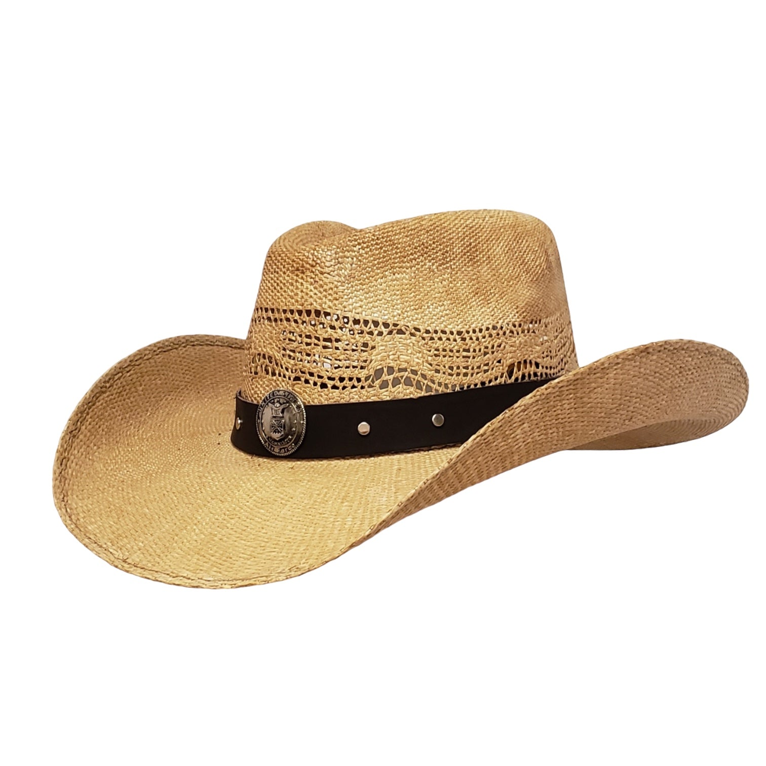 Air Force Heroes Western Hats Extra Large Fits 7-5/8 to 7-3/4 / Brown Straw