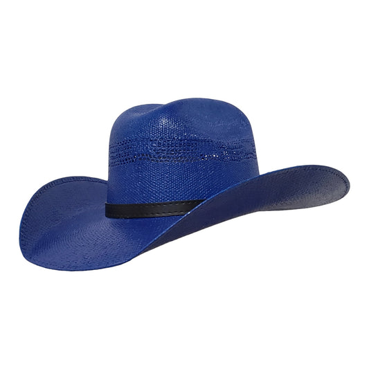 Shantung Royal Blue Western Hat