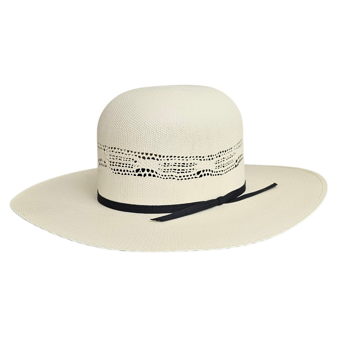 OPEN CROWN IVORY BANGORA STRAW 218