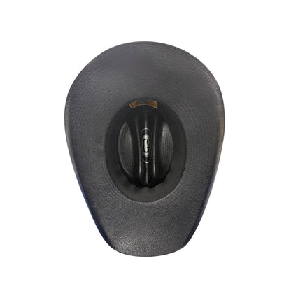 BACKROADS BLACK SHANTUNG STRAW 210