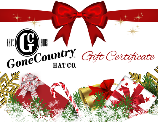 GIFT CARD - GONE COUNTRY HATS
