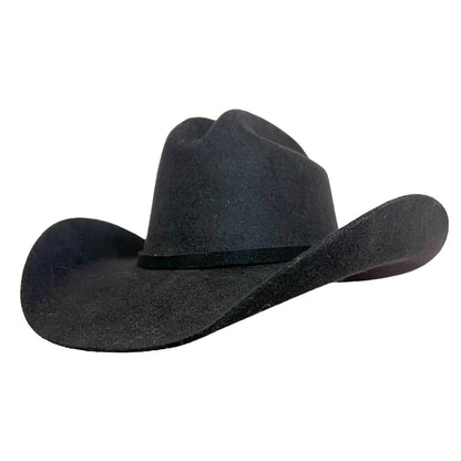Black cashmere/wool cowboy hat at Gone Country Hats