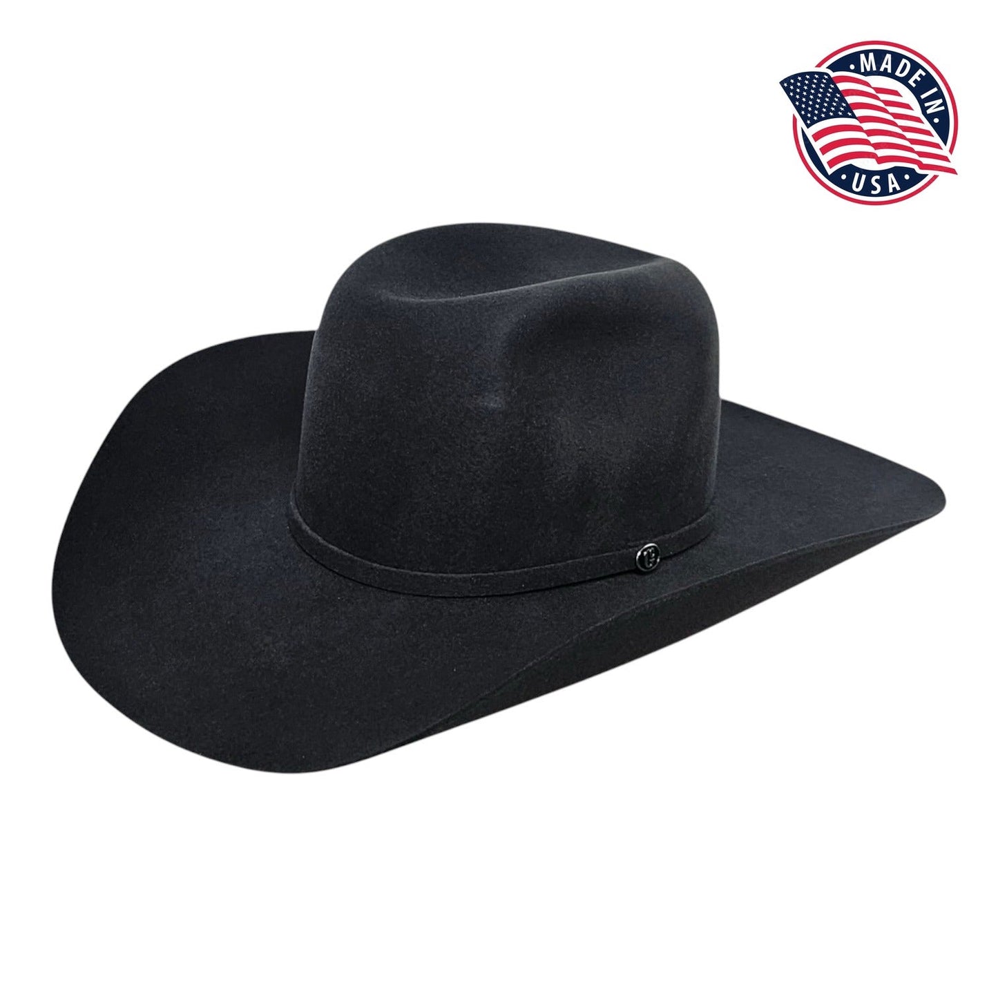 Montana Gun Metal wool felt cowboy hat, made in USA
