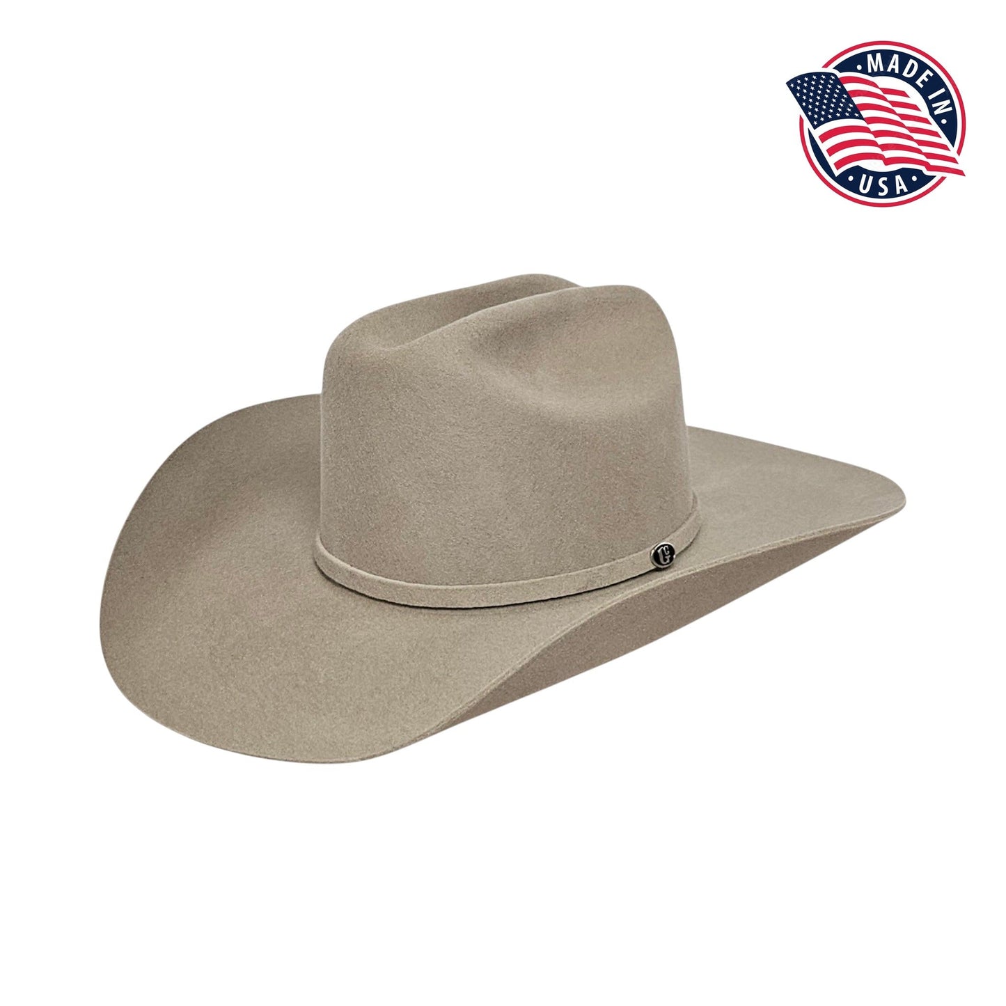 Yellowstone Buckskin wool felt cowboy hat, made in USA