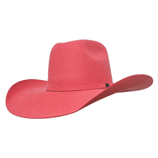 American Fuchsia Wool Cashmere Cowboy Hat – Premium Western Hat for Rodeos & Outdoor Events
