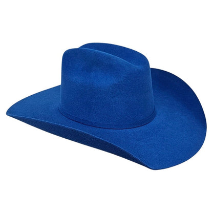 American Royal Blue 5X Wool Cattleman, right side