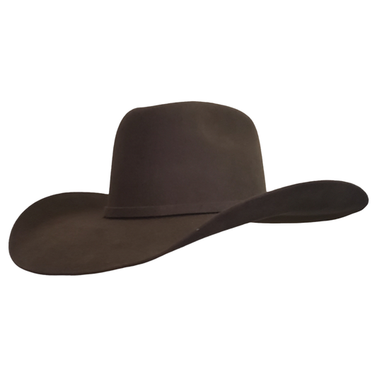 Big Sky Brown Wool Cashmere Hat – Durable Cowboy Hat for Outdoor Adventures & Everyday Wear