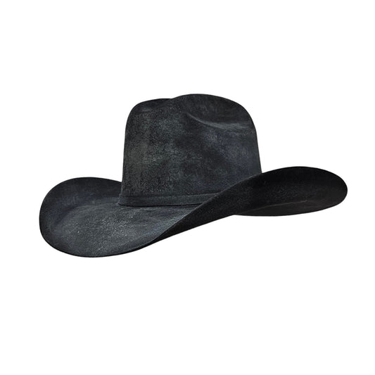 Classic black wool cowboy hat – Rip Yellowstone design, a stylish Western hat perfect for cowboys, ranchers, and rodeo fans