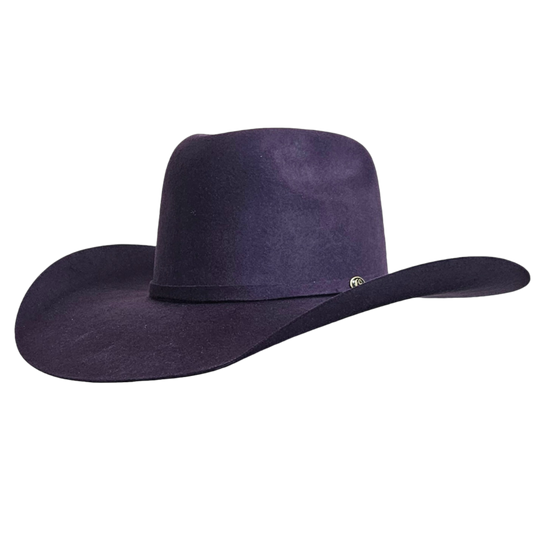 Plum Western cowboy hat – high-quality wool cashmere hat from the Montana Series, ideal for rodeos, country concerts, and ranch wear