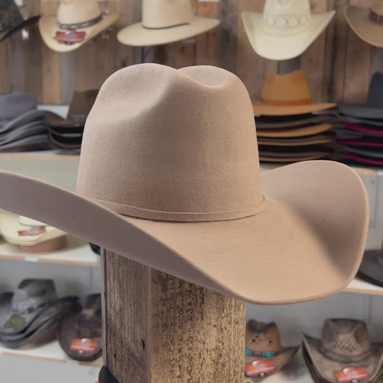 Western Yellowstone Chestnut Cowboy Hat – Premium Wool Cashmere for Durability and Elegance