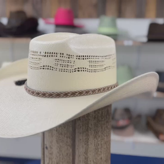 Breathable Straw Bangora Cowboy Hat – Classic Western Hat for Sun Protection & All-Day Comfort