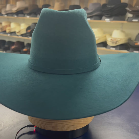 American Teal Wool Cashmere Rodeo Hat – Luxury Western Hat for Comfort & Fashion