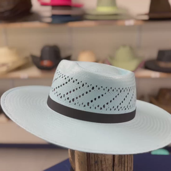 Fashionable Baby Blue Western Hat – Best Rodeo, Concert & Country Style Hat for Women