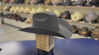 JUSTIN GUN METAL 5X WOOL CASHMERE