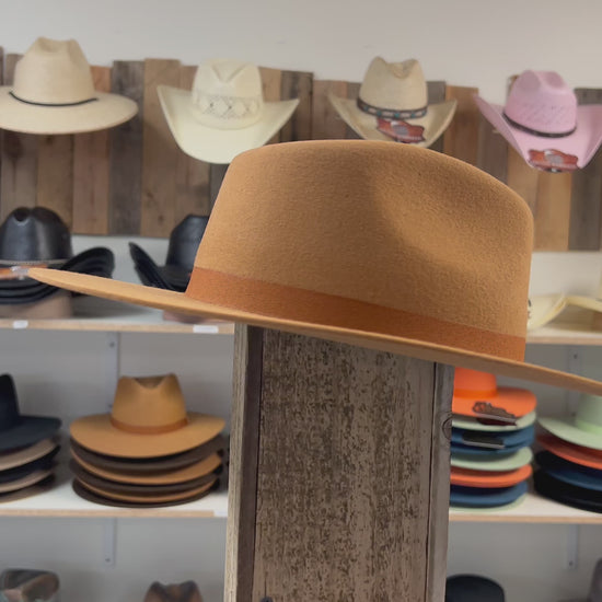 Drifter Tobacco Cowboy Hat – Stylish and Comfortable Wool Cashmere Hat for Ranch and Rodeo