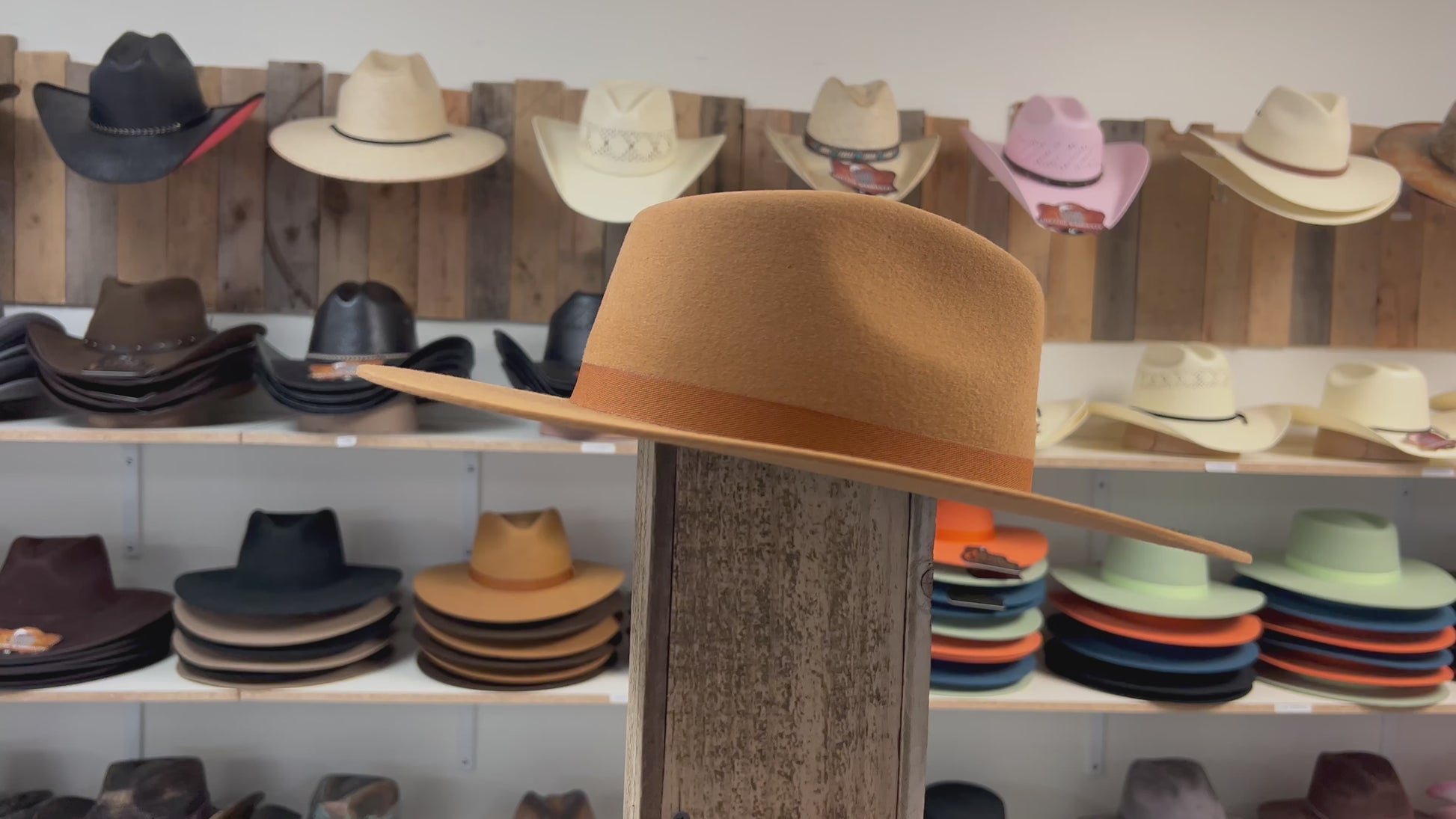 Drifter Tobacco Cowboy Hat – Stylish and Comfortable Wool Cashmere Hat for Ranch and Rodeo