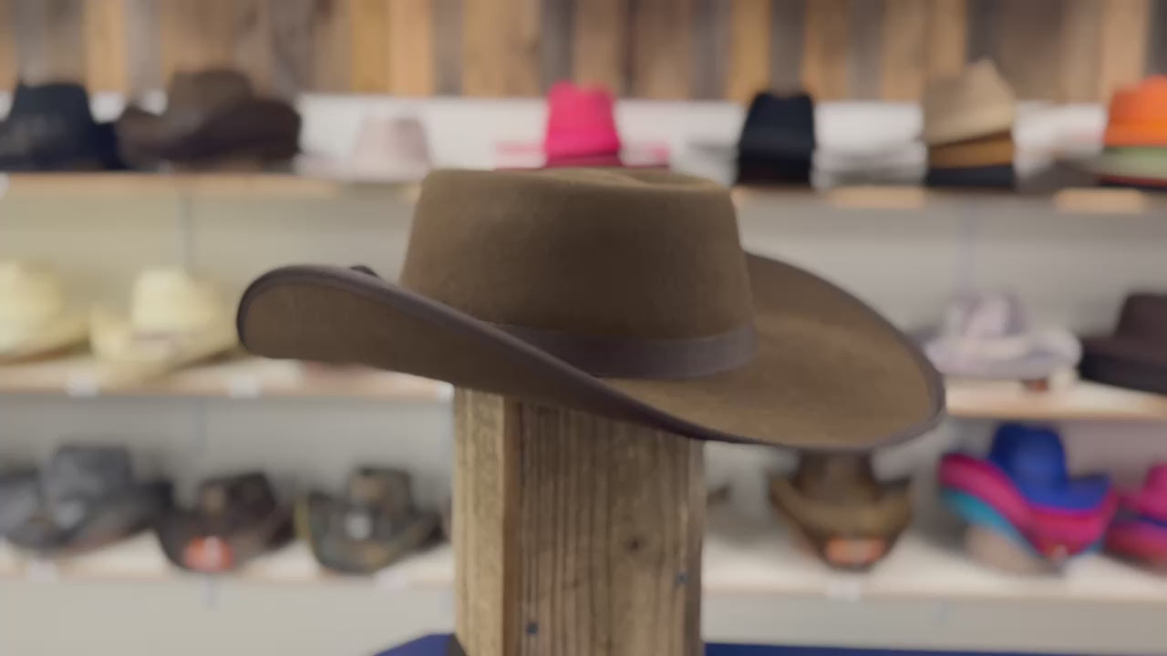 Cashmere Wool Western Hat