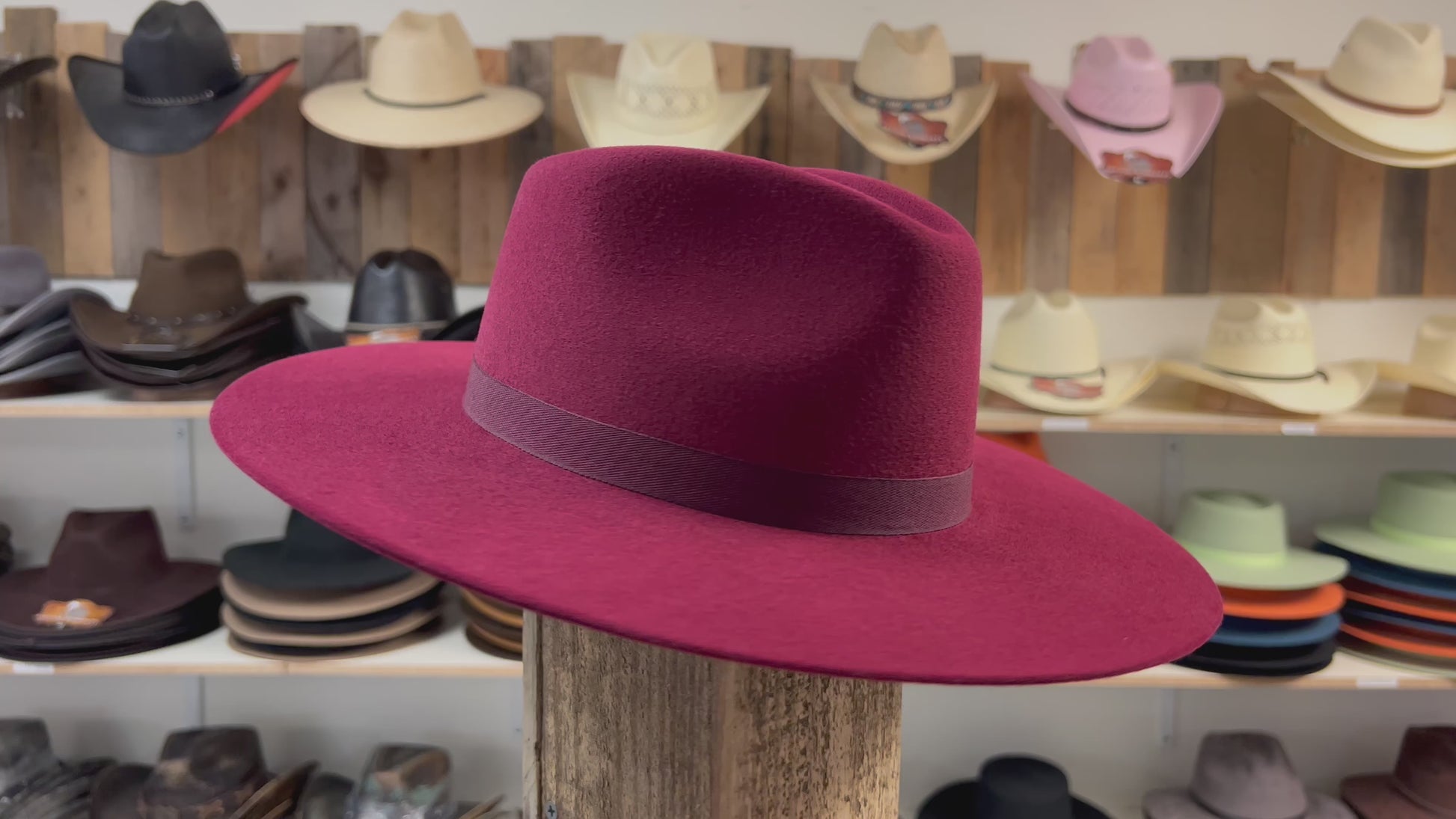 Best Cowboy Hats Near Me – Drifter Wine Wool Cashmere Hat for an Authentic Western Look