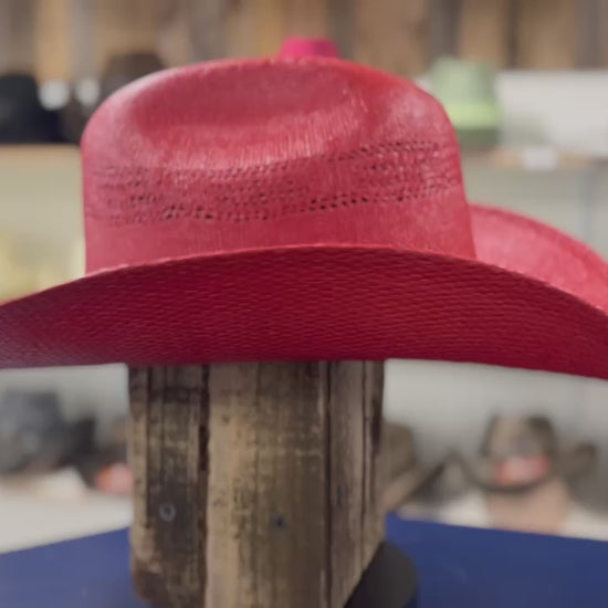 Justin Bangora Cowboy Hat in Red – Trendy Rodeo Hat for Men & Women