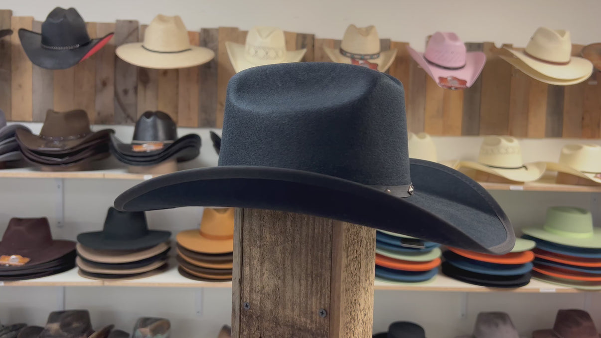 San Antonio Black Felt Cowboy Hat – Gone Country Hats