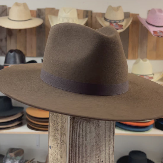 High-Quality Brown Western Cowboy Hat – Premium Wool Cashmere Hat for Cowboys & Country Style