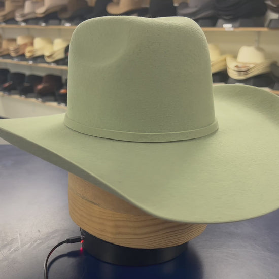 American Mint Wool Cashmere Rodeo Hat – Luxury Western Hat for Comfort & Fashion