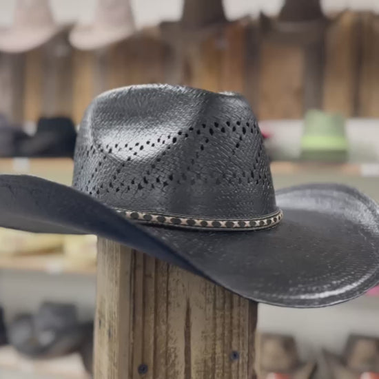 Buy Durango Black Straw Hat – Classic Western Cowboy Hat for Country Music and Outdoor Adventures
