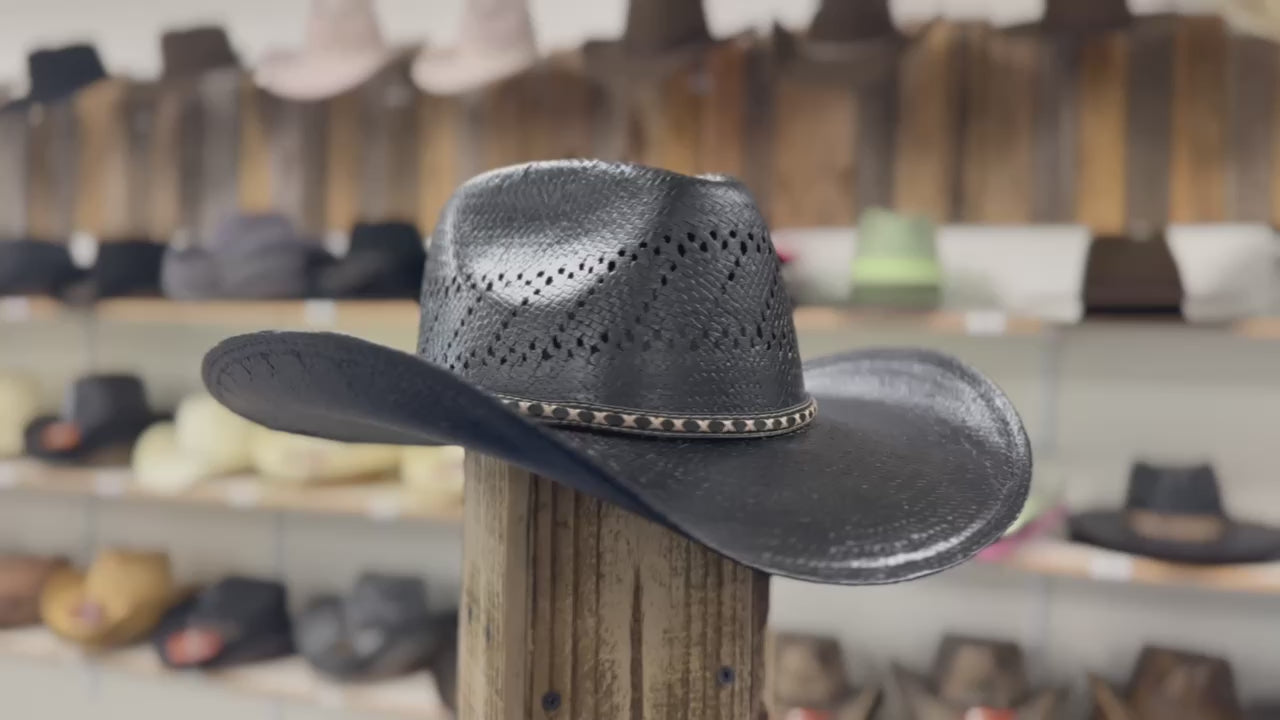 Buy Durango Black Straw Hat – Classic Western Cowboy Hat for Country Music and Outdoor Adventures