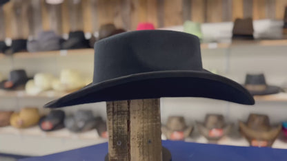 Black Cotton cowboy hat – Durango Western hat, ideal for rodeo events, country concerts, and outdoor ranch work