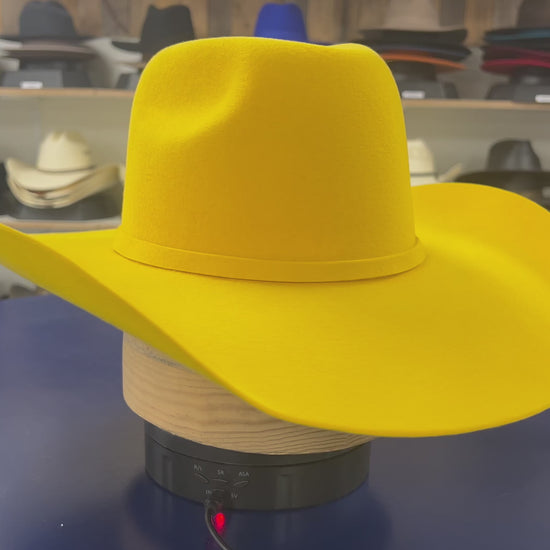 American Mustard Wool Cashmere Rodeo Hat – Luxury Western Hat for Comfort & Fashion