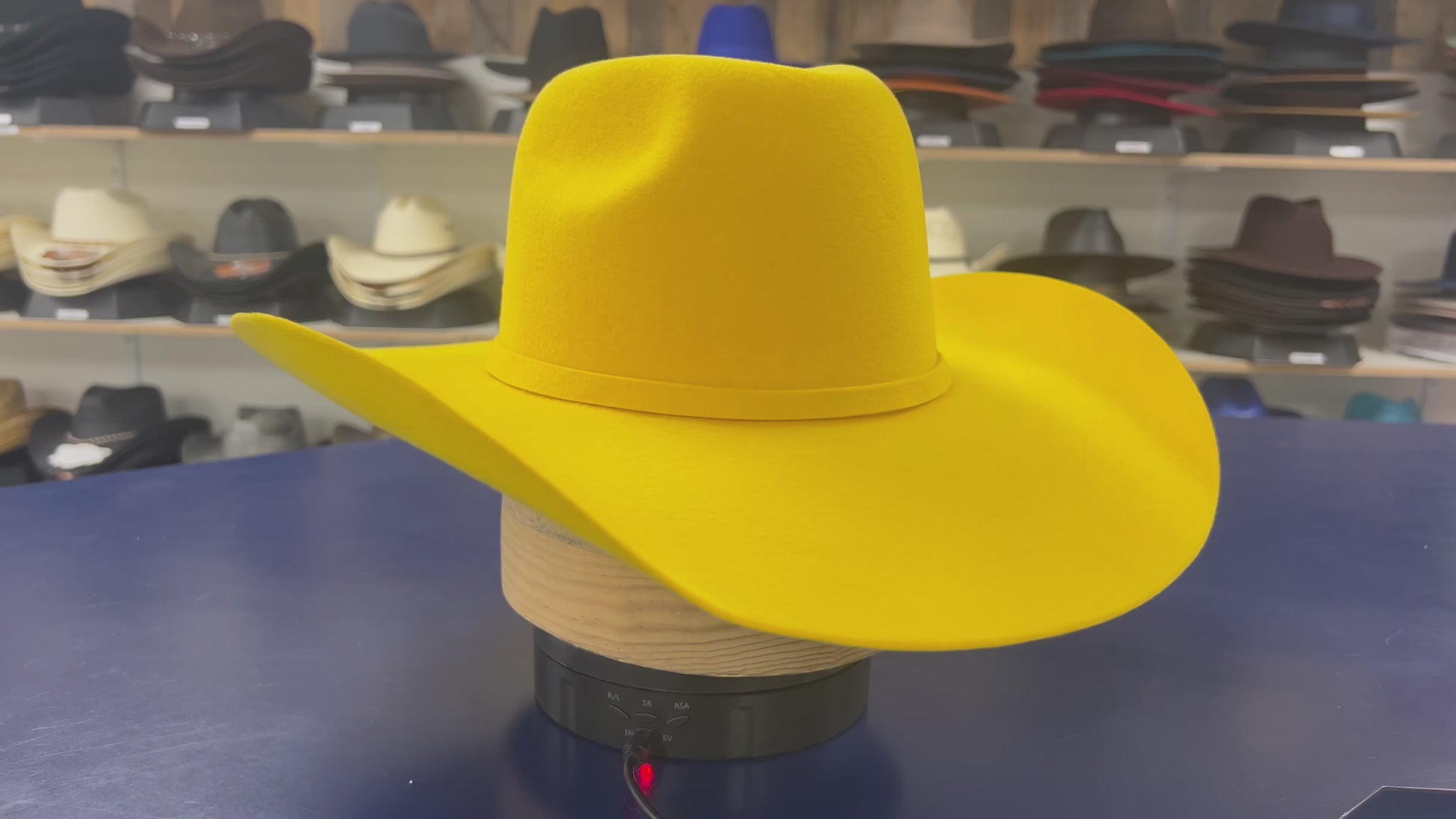 American Mustard Wool Cashmere Rodeo Hat – Luxury Western Hat for Comfort & Fashion