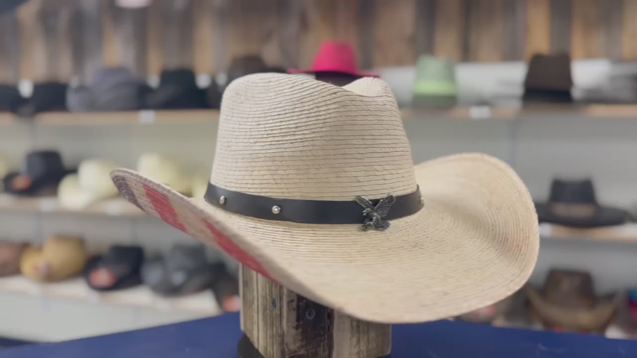 Buy American Ride Natural Palm Hat – Stylish and Breathable Cowboy Hat for Sun Protection & Western Wear