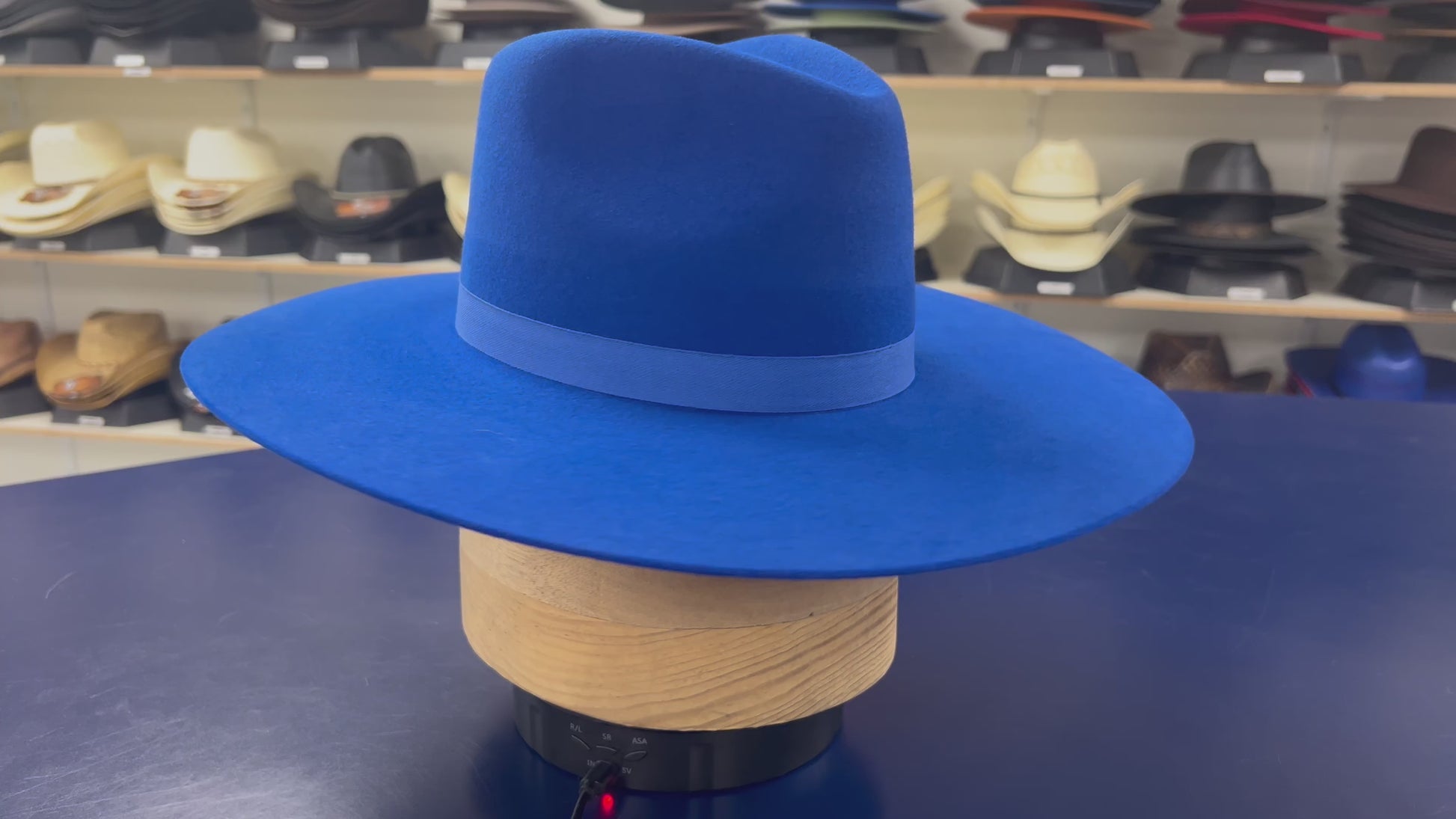 Royal Blue Cowboy Hat for Sale – Stylish Wool Cashmere Western Hat for Ranch & Rodeo