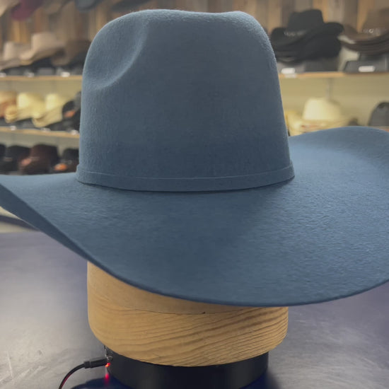 American Blue Wool Cashmere Rodeo Hat – High-Quality Cowboy Hat for Western Style & Comfort