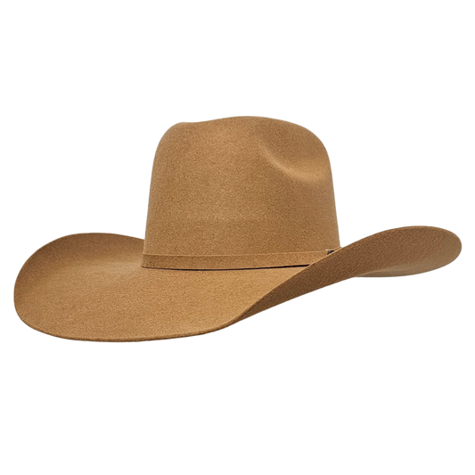 Stylish American Tobacco Wool Cashmere Hat – High-Quality Cowboy Hat for Men & Women