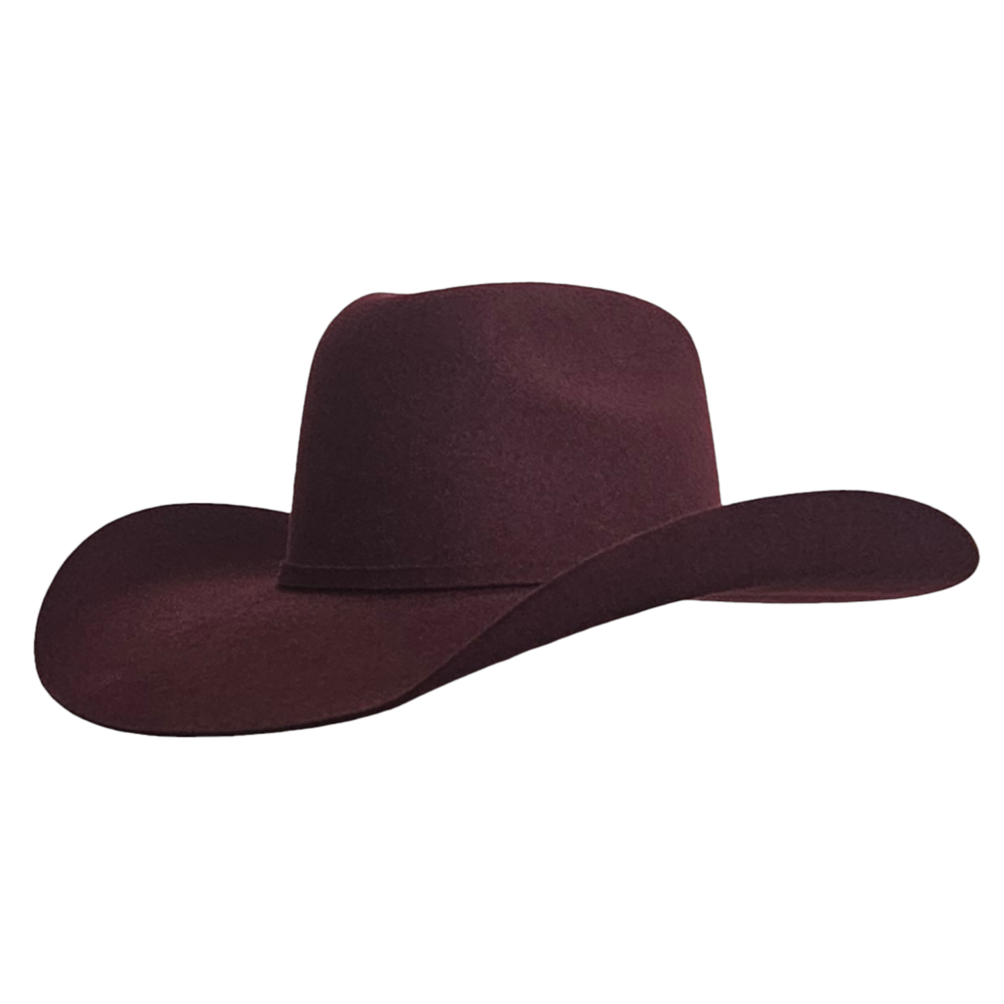 Big Sky Black Cherry Wool Cashmere Hat – Durable and Comfortable Cowboy Hat for Everyday Wear