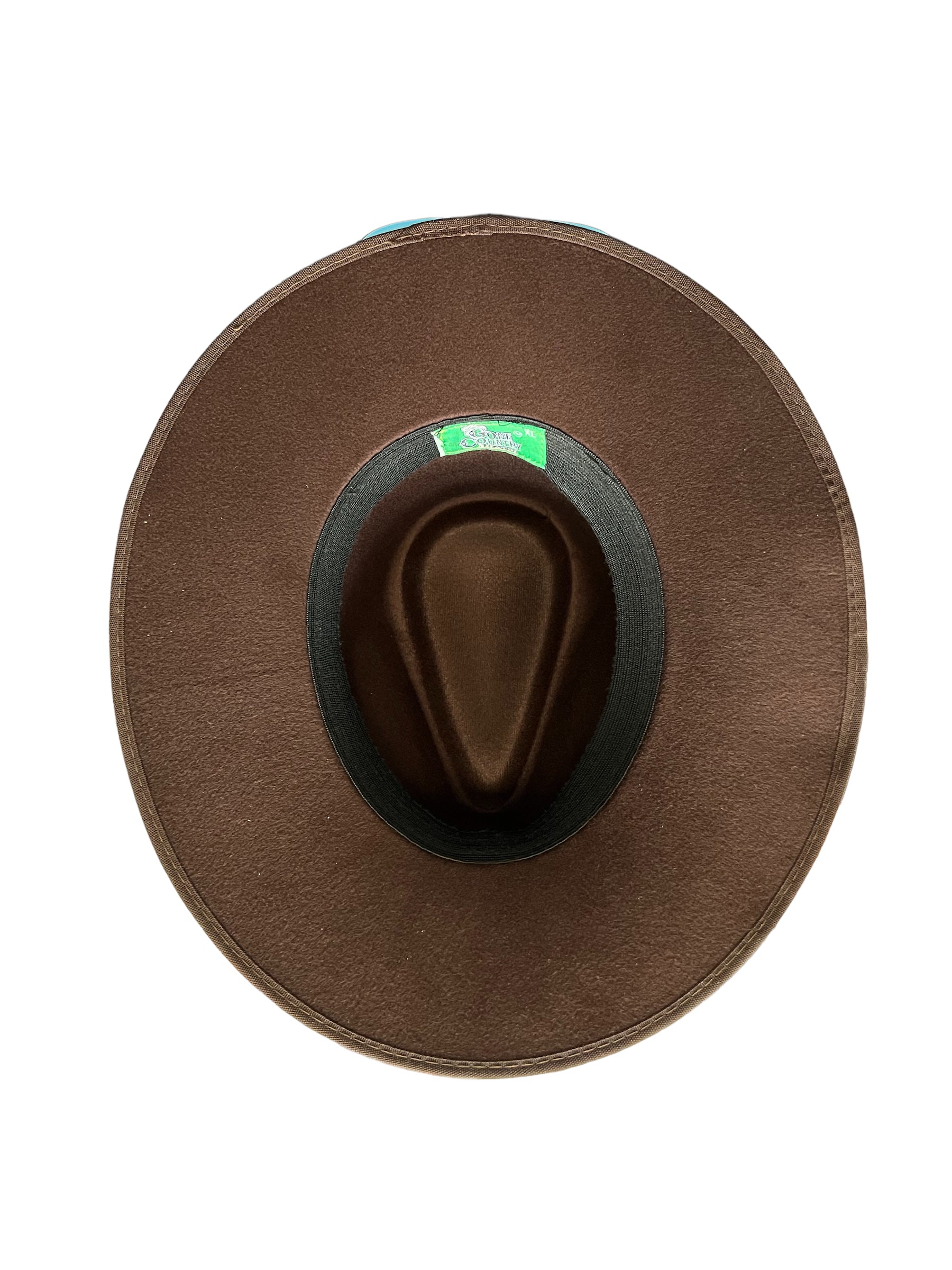 Carson City Brown Felt Western Hat Small 6-7/8 to 7