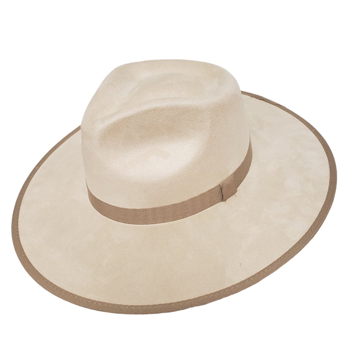Faux Cotton Plush Ivory Hat