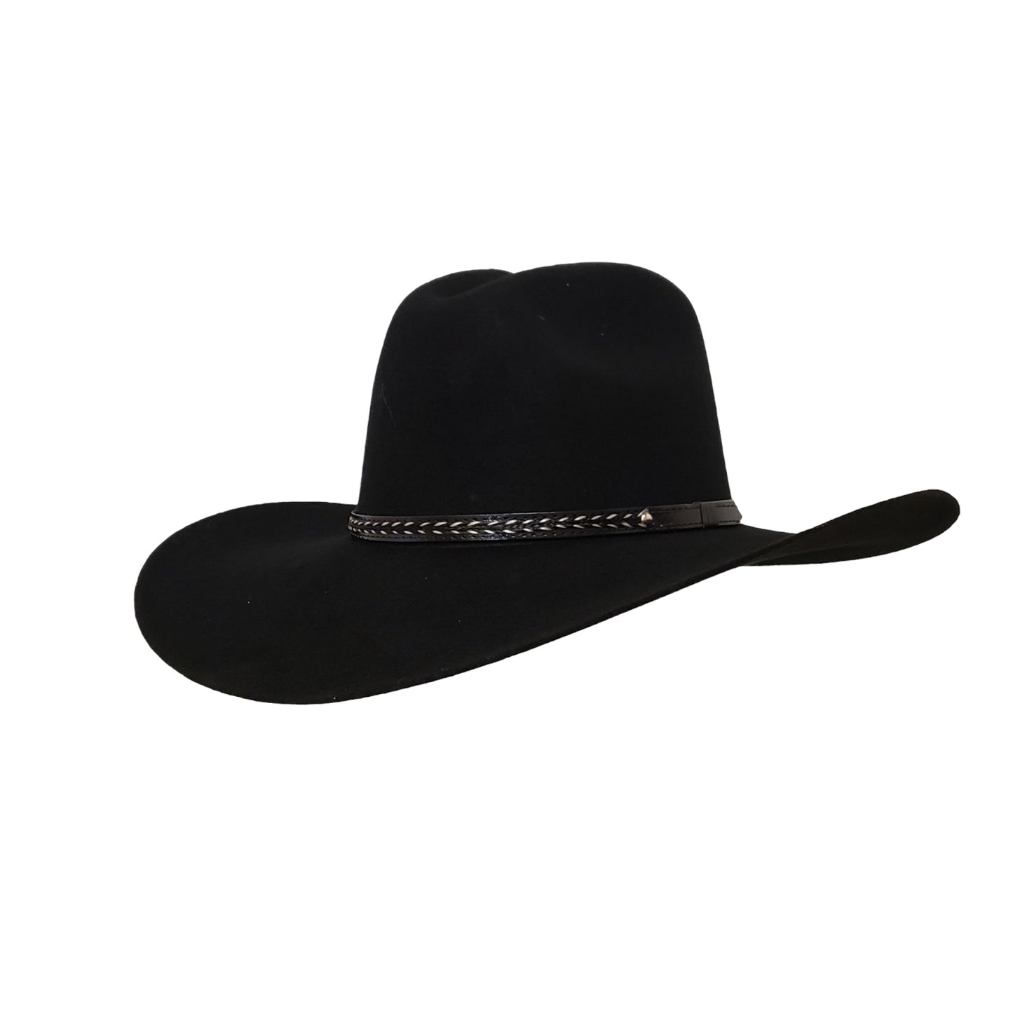 Gus crown black cashmer/wool cowboy hat at Gone Country Hats
