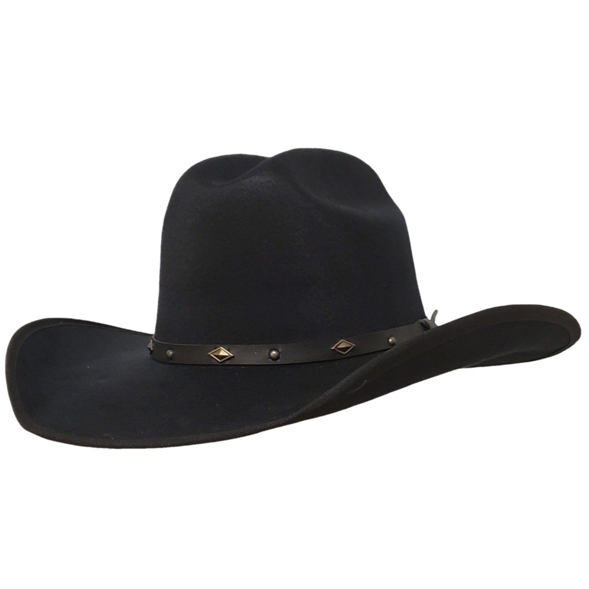 Black felt Mexican cowboy hat 