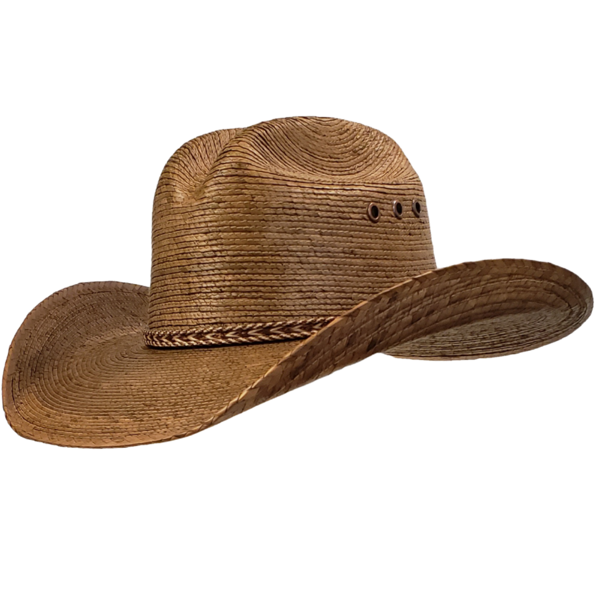 Brown palm leaf cowboy hat. Western hats near me.