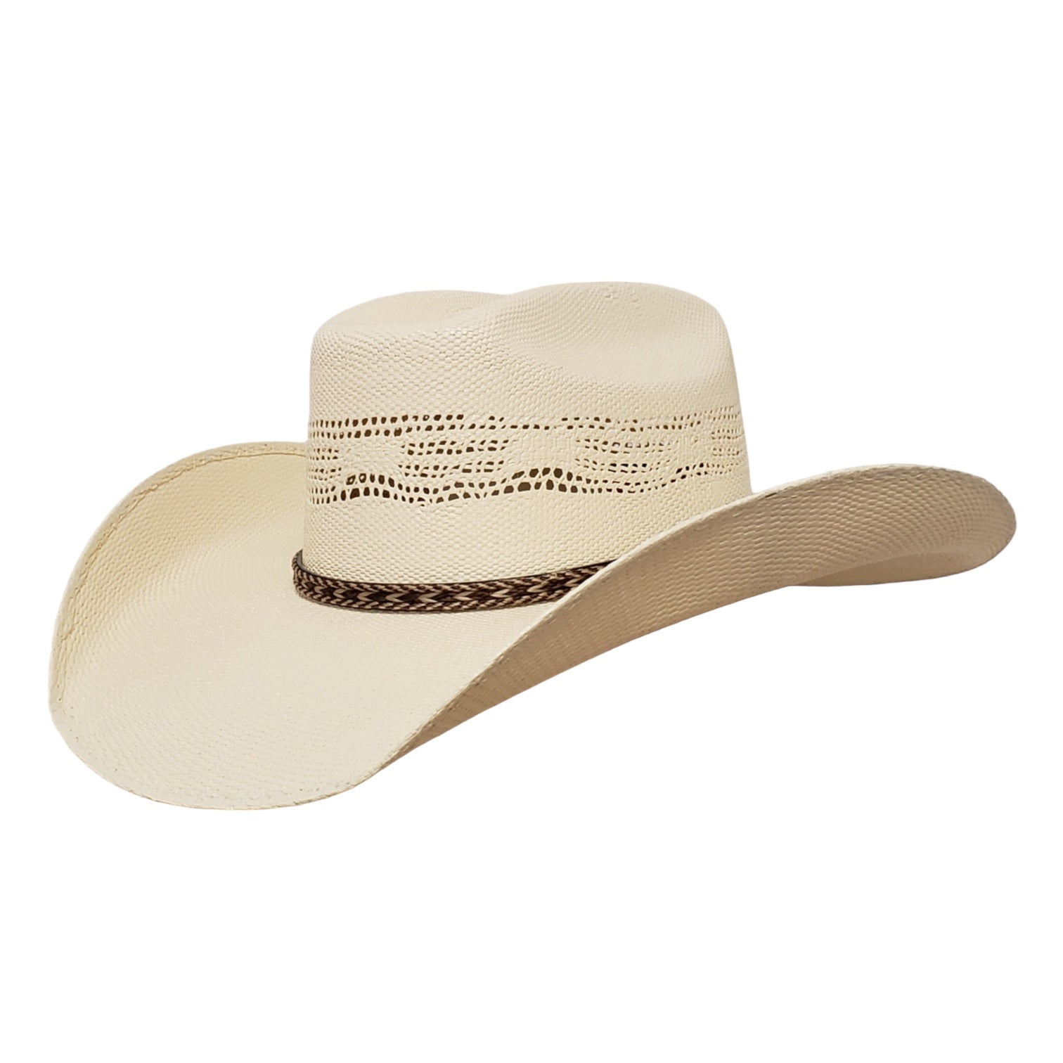 Cody Ivory Straw Bangora Cowboy Hat for Sale – Lightweight & Durable Western Hat for Men & Women
