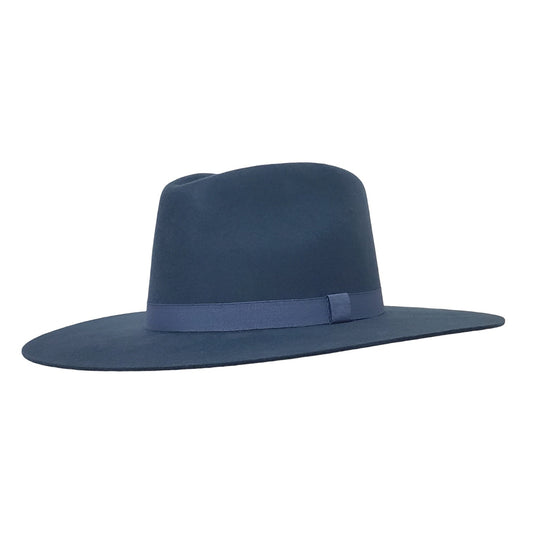 Drifter Blue wool cashmere cowboy hat with premium craftsmanship for a classic Western look